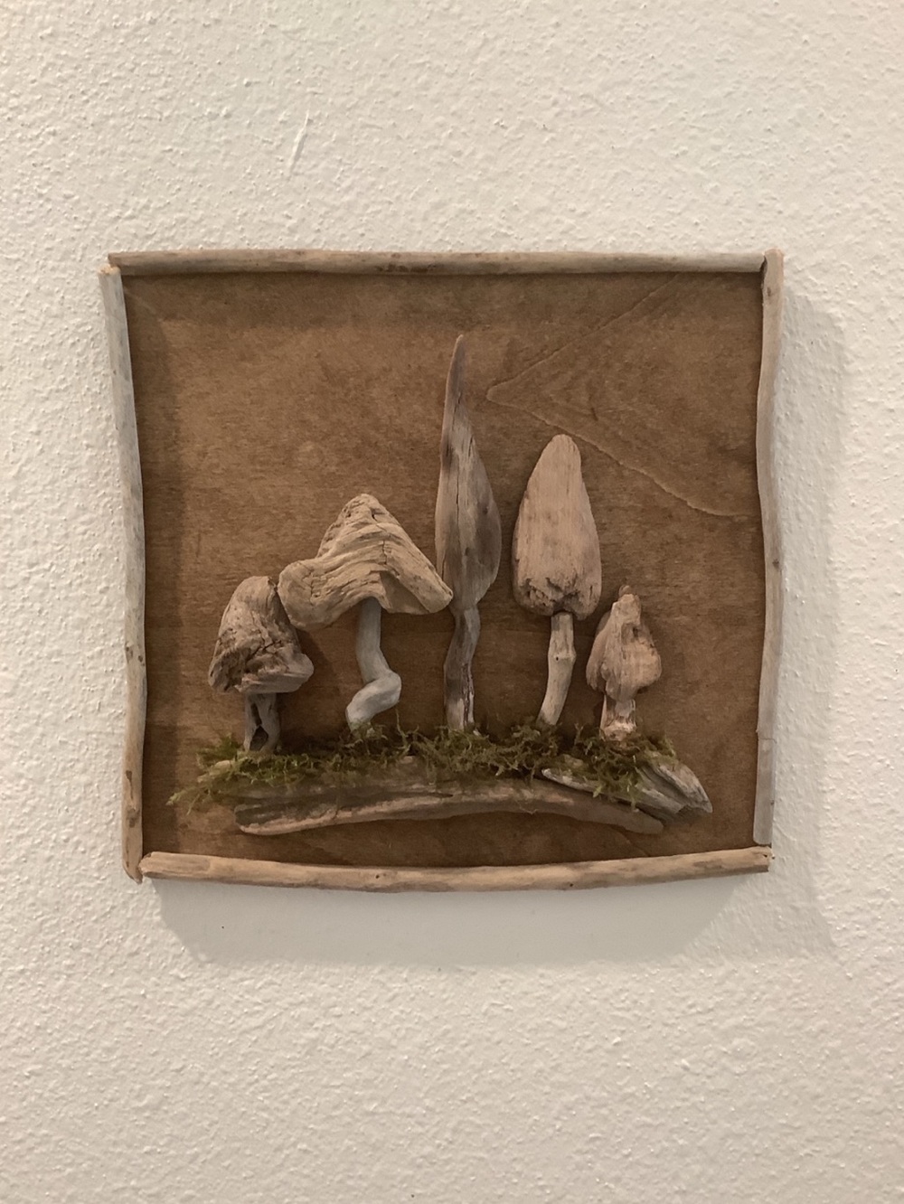 Driftwood Art , Driftwood Mushrooms, Mushroom Art, Driftwood Coastal Decor
